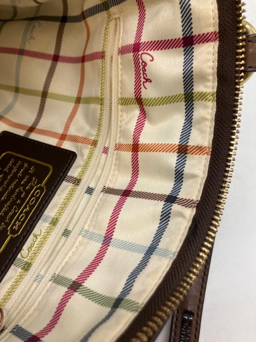COACH（コーチ）COACH (コーチ) トートバッグ ベージュ×ブラウンの古着・服飾アイテム