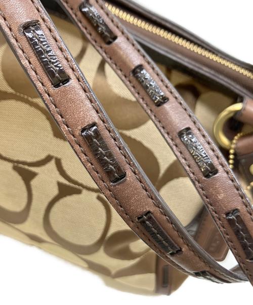 COACH（コーチ）COACH (コーチ) トートバッグ ベージュ×ブラウンの古着・服飾アイテム