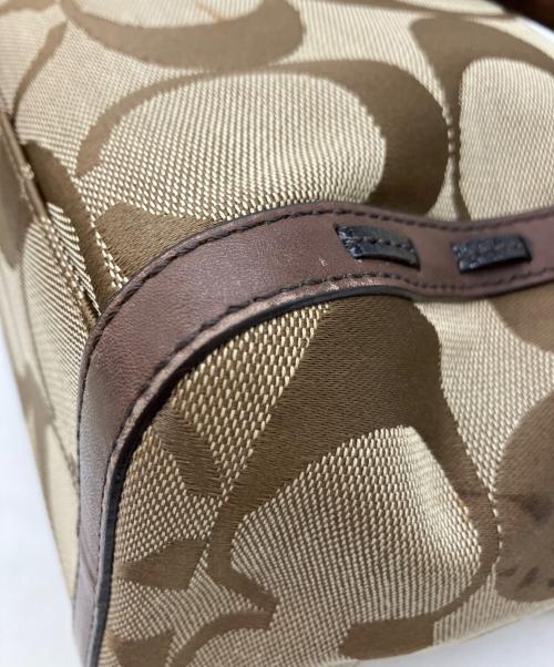 COACH（コーチ）COACH (コーチ) トートバッグ ベージュ×ブラウンの古着・服飾アイテム