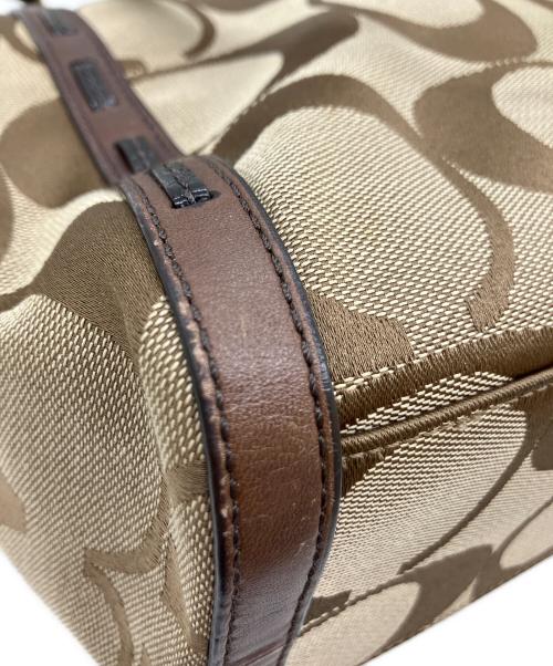 COACH（コーチ）COACH (コーチ) トートバッグ ベージュ×ブラウンの古着・服飾アイテム