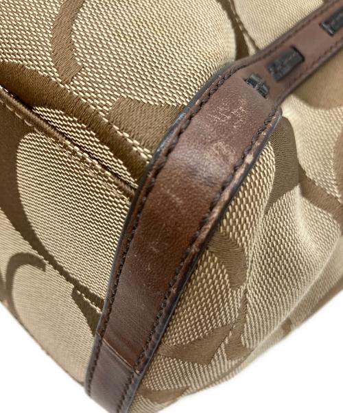 COACH（コーチ）COACH (コーチ) トートバッグ ベージュ×ブラウンの古着・服飾アイテム