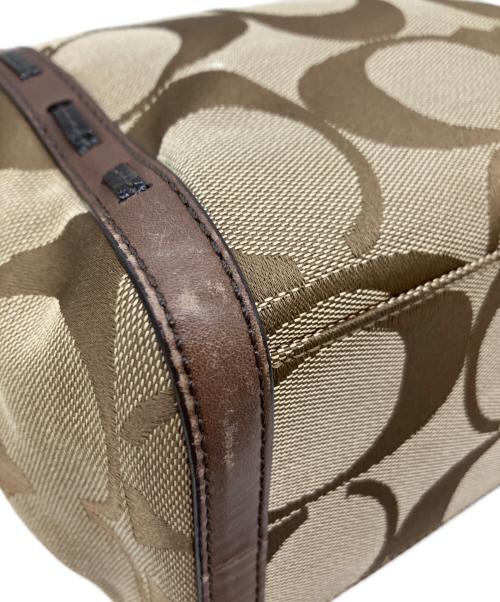 COACH（コーチ）COACH (コーチ) トートバッグ ベージュ×ブラウンの古着・服飾アイテム