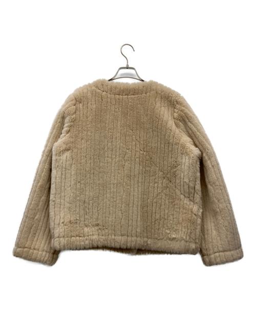 Lucias（ルシアス）Lucias (ルシアス) フェイクファージャケット アイボリー サイズ:Freeの古着・服飾アイテム