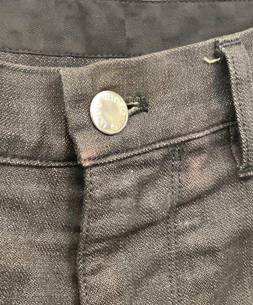 LOUIS VUITTON（ルイ ヴィトン）LOUIS VUITTON (ルイ ヴィトン) デニムパンツ ブラック サイズ:42の古着・服飾アイテム