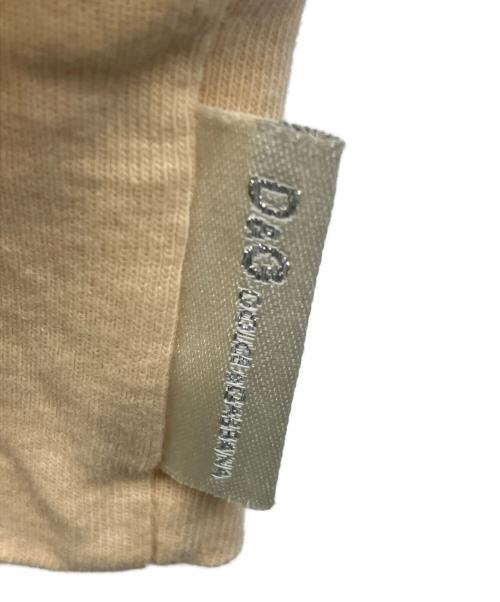 DOLCE & GABBANA（ドルチェ＆ガッバーナ）DOLCE & GABBANA (ドルチェ＆ガッバーナ) 半袖カットソー ベージュ サイズ:XSの古着・服飾アイテム