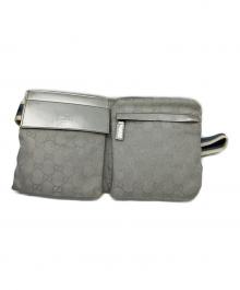 GUCCI（グッチ）の古着「ウエストポーチ」｜ライトグレー