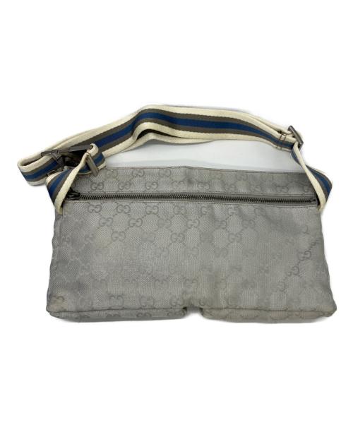 GUCCI（グッチ）GUCCI (グッチ) ウエストポーチ ライトグレーの古着・服飾アイテム