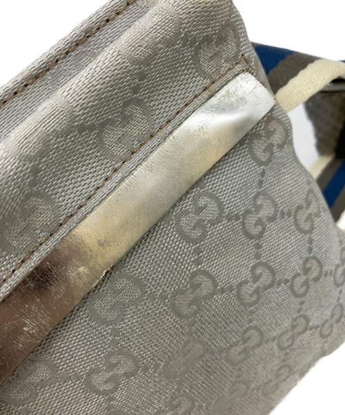 GUCCI（グッチ）GUCCI (グッチ) ウエストポーチ ライトグレーの古着・服飾アイテム