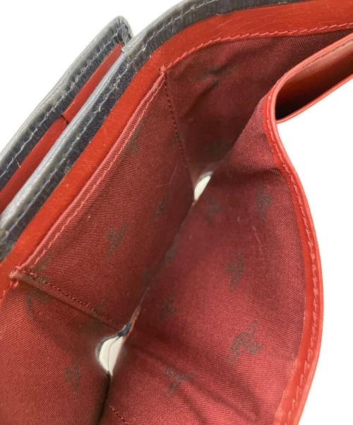Vivienne Westwood（ヴィヴィアンウエストウッド）Vivienne Westwood (ヴィヴィアンウエストウッド) 3つ折り財布 ネイビーの古着・服飾アイテム