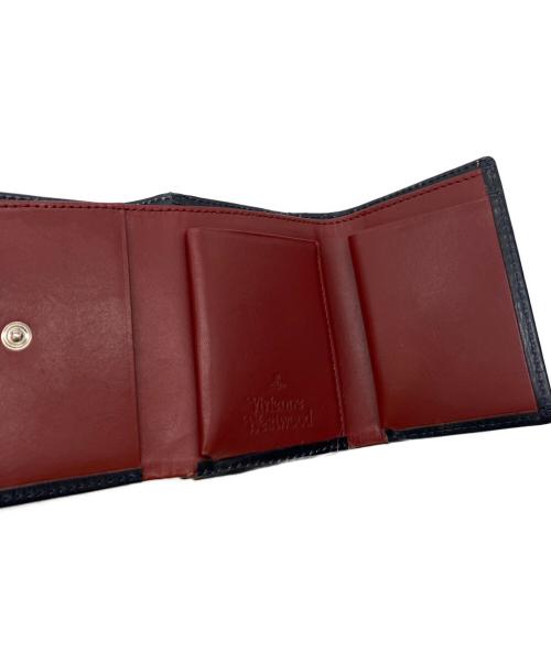 Vivienne Westwood（ヴィヴィアンウエストウッド）Vivienne Westwood (ヴィヴィアンウエストウッド) 3つ折り財布 ネイビーの古着・服飾アイテム