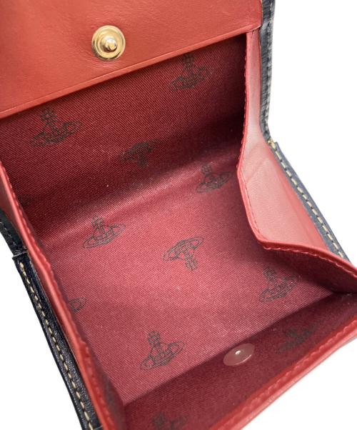 Vivienne Westwood（ヴィヴィアンウエストウッド）Vivienne Westwood (ヴィヴィアンウエストウッド) 3つ折り財布 ネイビーの古着・服飾アイテム