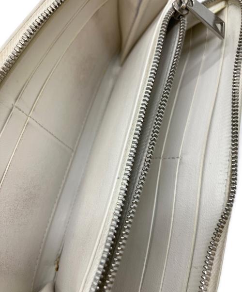 BOTTEGA VENETA（ボッテガベネタ）BOTTEGA VENETA (ボッテガベネタ) 長財布 ホワイトの古着・服飾アイテム