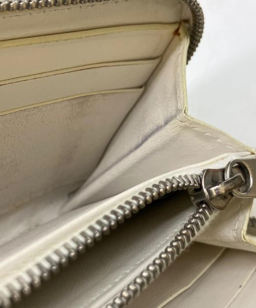 BOTTEGA VENETA（ボッテガベネタ）BOTTEGA VENETA (ボッテガベネタ) 長財布 ホワイトの古着・服飾アイテム