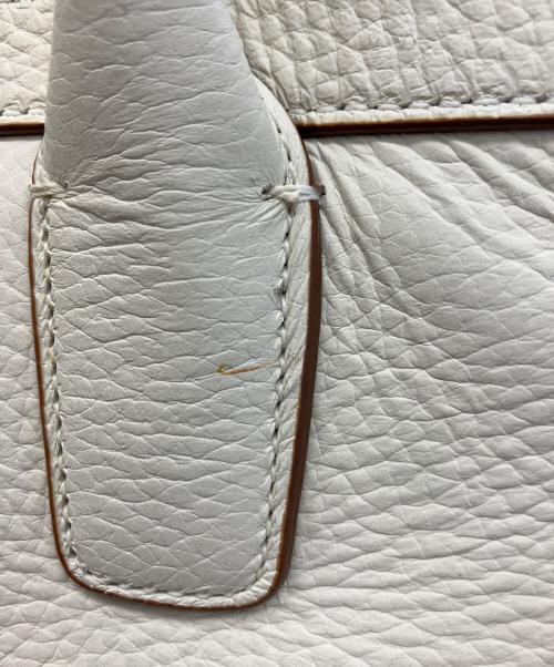POLO RALPH LAUREN（ポロ・ラルフローレン）POLO RALPH LAUREN (ポロ・ラルフローレン) 2WAYショルダーバッグ ホワイトの古着・服飾アイテム