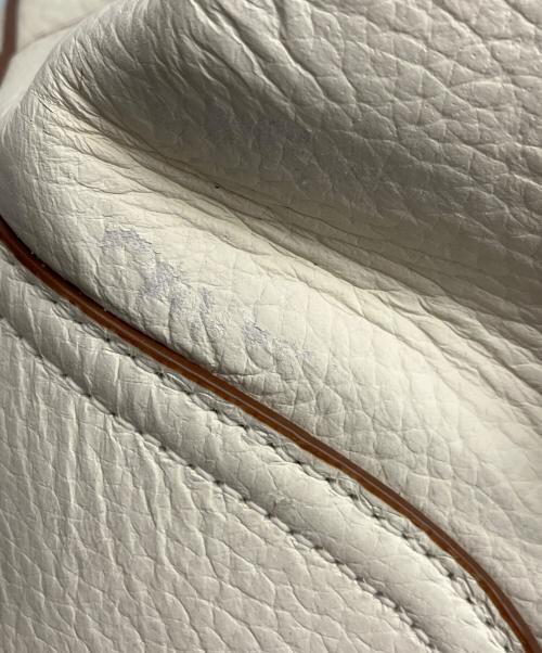 POLO RALPH LAUREN（ポロ・ラルフローレン）POLO RALPH LAUREN (ポロ・ラルフローレン) 2WAYショルダーバッグ ホワイトの古着・服飾アイテム