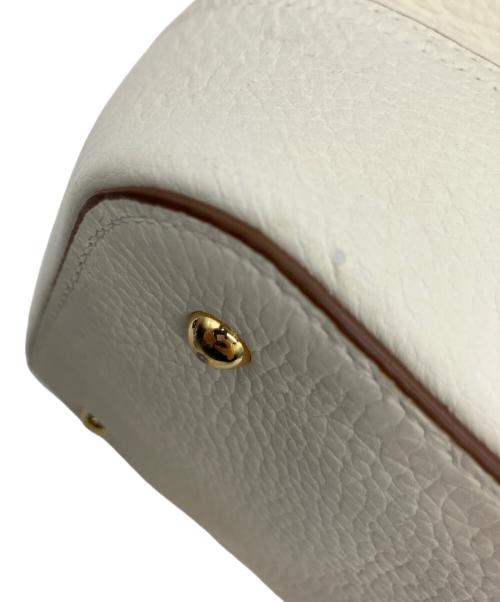 POLO RALPH LAUREN（ポロ・ラルフローレン）POLO RALPH LAUREN (ポロ・ラルフローレン) 2WAYショルダーバッグ ホワイトの古着・服飾アイテム