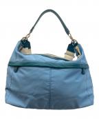 LANVIN en Bleuランバンオンブルー）の古着「ショルダーバッグ」｜スカイブルー
