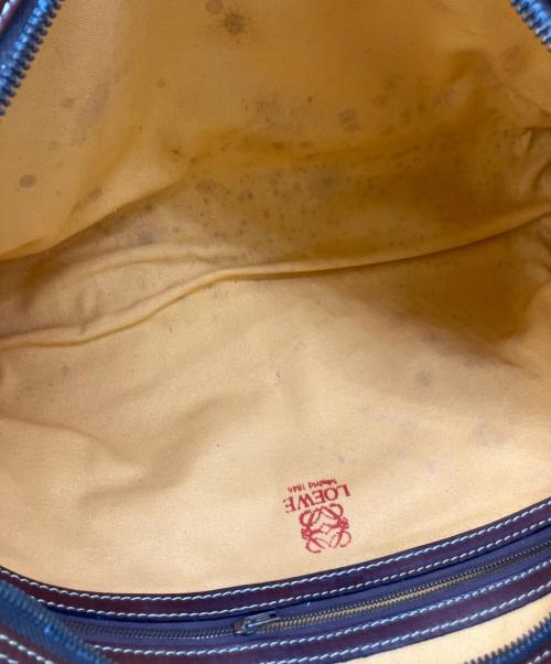 LOEWE（ロエベ）LOEWE (ロエベ) トートバッグ グリーン×ブラウンの古着・服飾アイテム