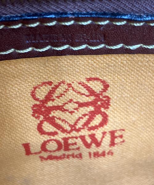 LOEWE（ロエベ）LOEWE (ロエベ) トートバッグ グリーン×ブラウンの古着・服飾アイテム