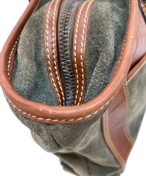 LOEWE（ロエベ）LOEWE (ロエベ) トートバッグ グリーン×ブラウンの古着・服飾アイテム