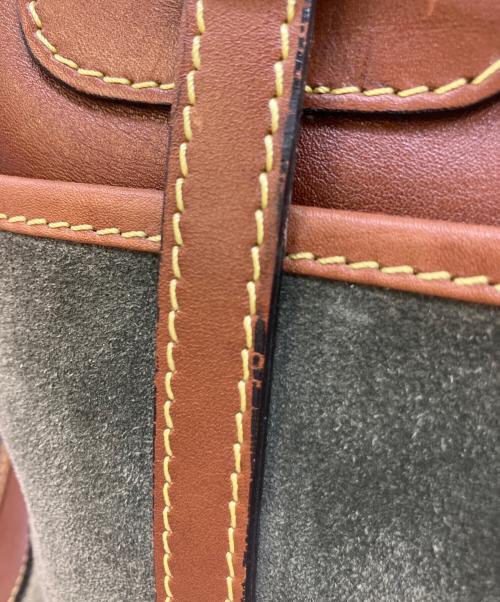 LOEWE（ロエベ）LOEWE (ロエベ) トートバッグ グリーン×ブラウンの古着・服飾アイテム
