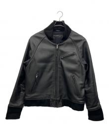 Liugoo Leathers（リューグーレザーズ）の古着「レザージャケット」｜ブラック