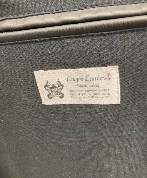 Liugoo Leathers（リューグーレザーズ）LIUGOO LEATHERS (リューグーレザーズ) レザージャケット ブラック サイズ:3Lの古着・服飾アイテム