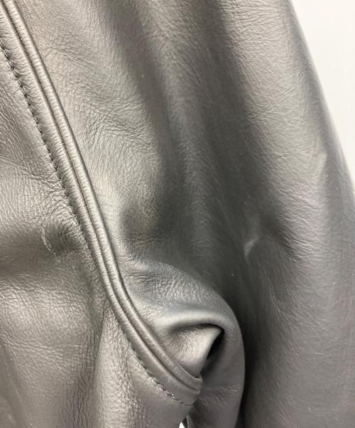 Liugoo Leathers（リューグーレザーズ）LIUGOO LEATHERS (リューグーレザーズ) レザージャケット ブラック サイズ:3Lの古着・服飾アイテム