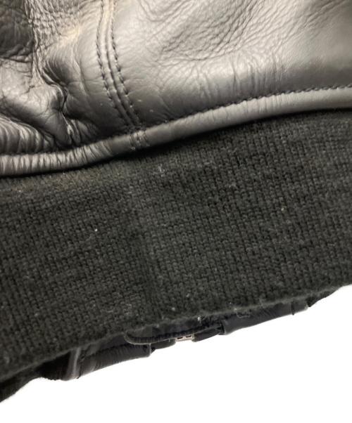 Liugoo Leathers（リューグーレザーズ）LIUGOO LEATHERS (リューグーレザーズ) レザージャケット ブラック サイズ:3Lの古着・服飾アイテム