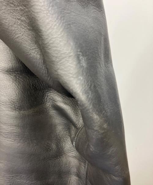 Liugoo Leathers（リューグーレザーズ）LIUGOO LEATHERS (リューグーレザーズ) レザージャケット ブラック サイズ:3Lの古着・服飾アイテム