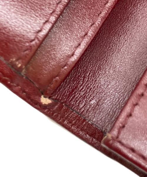 Cartier（カルティエ）Cartier (カルティエ) 札入れ ワインレッドの古着・服飾アイテム