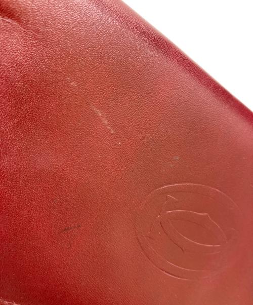 Cartier（カルティエ）Cartier (カルティエ) 札入れ ワインレッドの古着・服飾アイテム