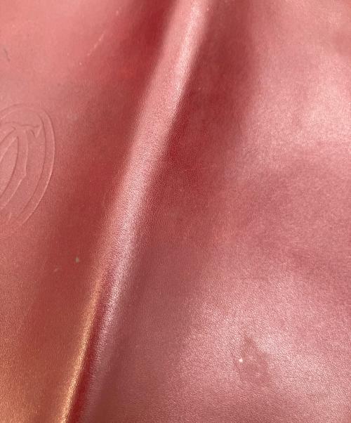 Cartier（カルティエ）Cartier (カルティエ) 札入れ ワインレッドの古着・服飾アイテム
