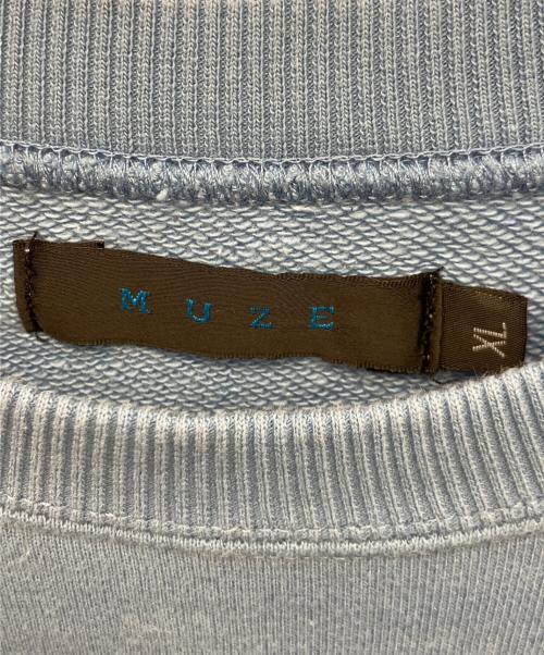MUZE（ミューズ）MUZE (ミューズ) スウェット スカイブルー サイズ:XLの古着・服飾アイテム