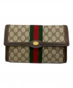 GUCCIグッチ）の古着「クラッチバッグ」｜ベージュ