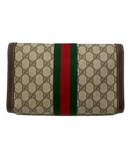 GUCCI（グッチ）GUCCI (グッチ) クラッチバッグ ベージュの古着・服飾アイテム