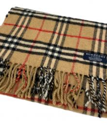 BURBERRY LONDON（バーバリーロンドン）の古着「マフラー」｜ベージュ