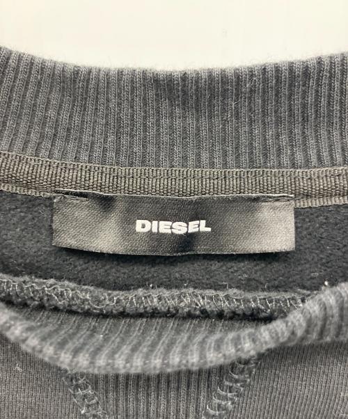 DIESEL（ディーゼル）DIESEL (ディーゼル) スウェット ブラック サイズ:XXSの古着・服飾アイテム