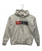 DIESELディーゼル）の古着「プルオーバーパーカー」｜ホワイト