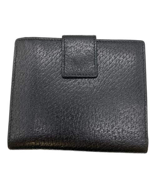 GUCCI（グッチ）GUCCI (グッチ) 2つ折り財布 ブラックの古着・服飾アイテム