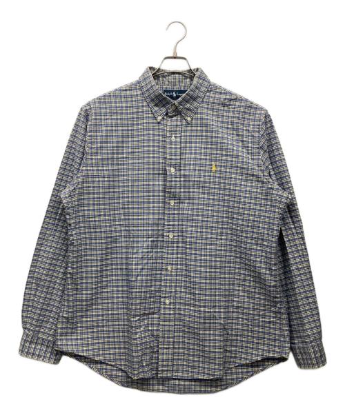 POLO RALPH LAUREN（ポロ・ラルフローレン）POLO RALPH LAUREN (ポロ・ラルフローレン) 長袖シャツ ブルー サイズ:XLの古着・服飾アイテム