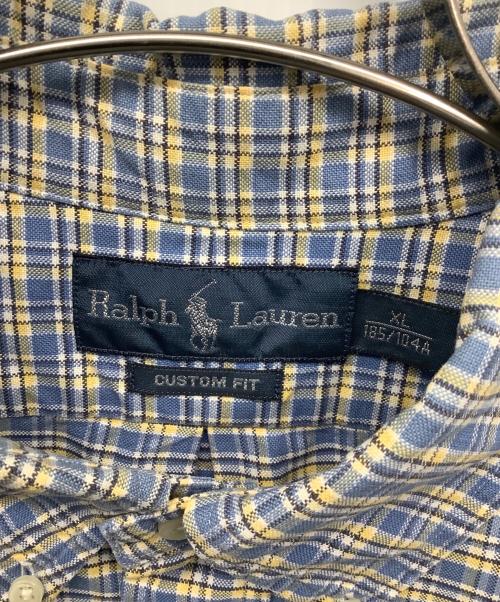 POLO RALPH LAUREN（ポロ・ラルフローレン）POLO RALPH LAUREN (ポロ・ラルフローレン) 長袖シャツ ブルー サイズ:XLの古着・服飾アイテム