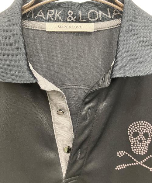 MARK&LONA（マークアンドロナ）MARK&LONA (マークアンドロナ) ポロシャツ ブラック サイズ:Lの古着・服飾アイテム