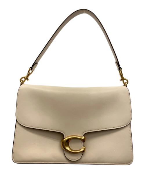 COACH（コーチ）COACH (コーチ) ショルダーバッグ アイボリー×ゴールドの古着・服飾アイテム