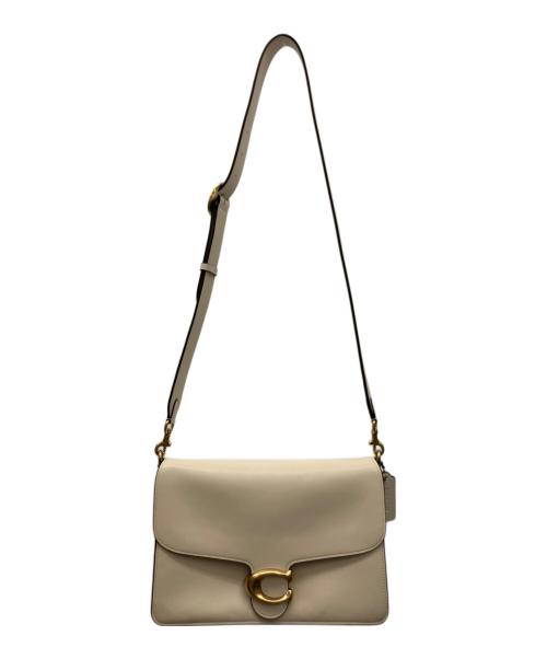 COACH（コーチ）COACH (コーチ) ショルダーバッグ アイボリー×ゴールドの古着・服飾アイテム