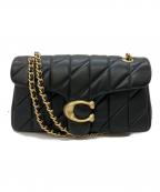 COACHコーチ）の古着「ショルダーバッグタビー ショルダー バッグ」｜ブラック