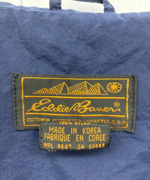 Eddie Bauer（エディーバウアー）Eddie Bauer (エディーバウアー) ナイロンジャケット ブルー×ネイビー サイズ:Mの古着・服飾アイテム