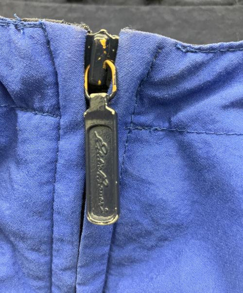 Eddie Bauer（エディーバウアー）Eddie Bauer (エディーバウアー) ナイロンジャケット ブルー×ネイビー サイズ:Mの古着・服飾アイテム