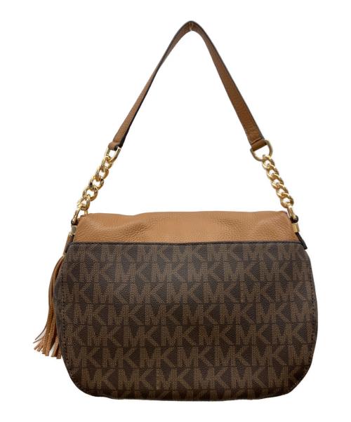 MICHAEL KORS（マイケルコース）MICHAEL KORS (マイケルコース) 2WAYショルダーバッグ ブラウンの古着・服飾アイテム