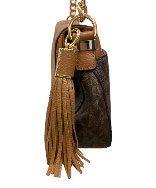 MICHAEL KORS（マイケルコース）MICHAEL KORS (マイケルコース) 2WAYショルダーバッグ ブラウンの古着・服飾アイテム